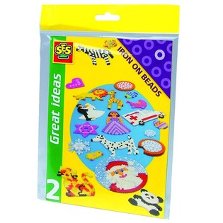 SES CREATIVE Livret d'Id&eacute;es Perles &agrave; Repasser (98 ex.)