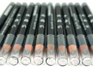 Crayon L&egrave;vres & Yeux Gris/Argent (Lot de 12)