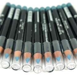 Crayon Yeux & L&egrave;vres M&eacute;tallique Bleu (12 pi&egrave;ces)