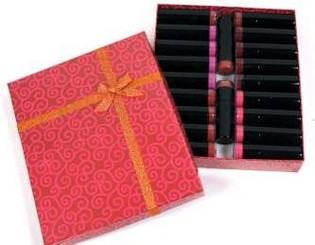 Rouge &agrave; L&egrave;vres Mix 5 Couleurs - Emballage Rouge (20 pcs)