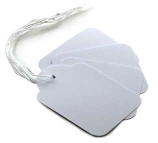 &Eacute;TIQUETTES DE BIJOUX AVEC &Eacute;LASTIQUE (100 pcs)