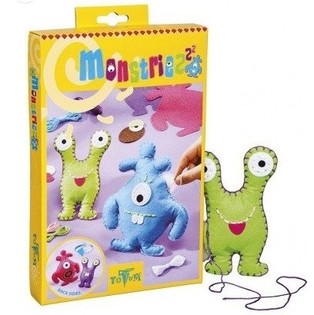 MONSTRIES 2 - CR&Eacute;ATION DE MONSTRES EN FEUTRINE DOUBLE FACE (6 pcs)