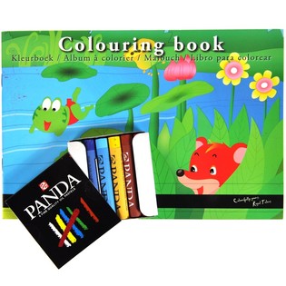 Livre de coloriage ROYAL TALENS avec craies pastels (12 pcs.)