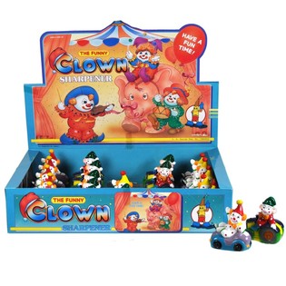 Taille-crayon clown sur véhicule en display (24 pcs)