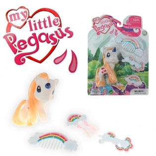 Licorne MY LITTLE PEGASUS sur carte (24 pcs)