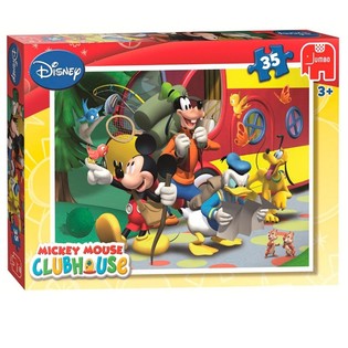 Puzzle Jumbo Disney Mickey Mouse Clubhouse en Voyage 35 Pièces (3 pcs)