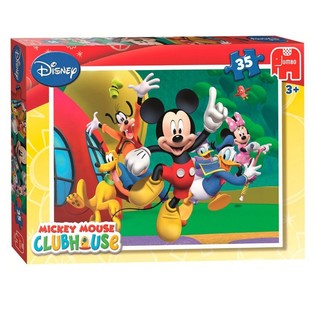 Puzzle Jumbo Disney Mickey Mouse Clubhouse Saut 35 Pi&egrave;ces (3 pcs.)