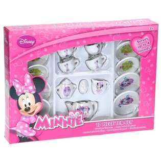Service &agrave; th&eacute; 17 pi&egrave;ces Disney Minnie Mouse (Lot de 2)