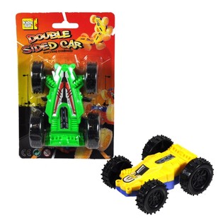 Voiture à Friction Double Face sur Carte (Lot de 6)