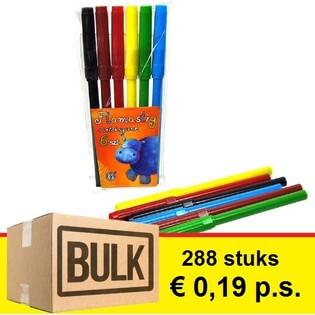 ***OFFRE EN GROS*** SET DE 6 FEUTRES (288 pcs)