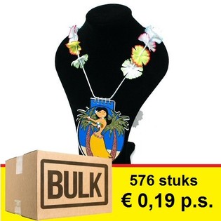 ***OFFRE EN VRAC*** COLLIER HAWAÏEN AVEC CARNET DE NOTES (576 pcs)