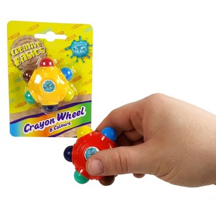 ROUE DE CRAIE MULTI-COULEURS SUR CARTE (24 pces) - GADGET