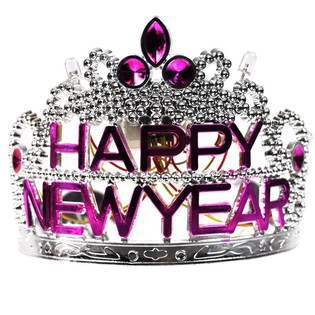 Couronne HAPPY NEW YEAR Lumineuse (10 pcs)