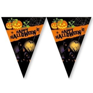 Guirlande de Fanions Happy Halloween - 2,3 M&egrave;tres (6 pcs)