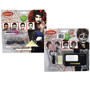 Set de Maquillage d'Halloween sur Carte (6 pcs.)