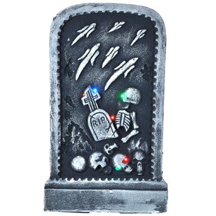 PIERRE TOMBALE D&Eacute;CORATIVE AVEC &Eacute;CLAIRAGE (6 pcs)