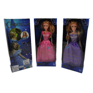 Poup&eacute;e de Conte de F&eacute;es Cendrillon, Couleurs Assorties (Lot de 3)