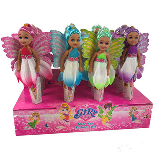 Poupée avec Ailes en Présentoir (12 pcs) - Grossiste Jouets