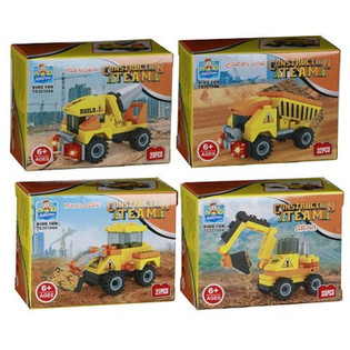 BRICKS Briques de Construction - Série Véhicules de Chantier (24 pcs.)