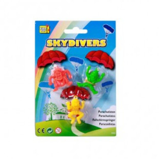 3 Parachutistes sur Carte (24 pcs.)