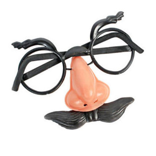 LUNETTES DE FÊTE AVEC NEZ & MOUSTACHE (48 pcs)
