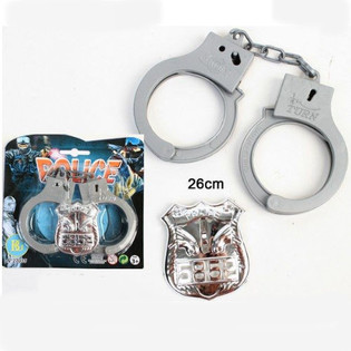 MENOTTES DE POLICE & BADGE (24 pcs.)