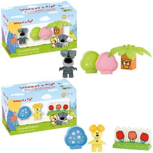 Blocs de Construction Woezel & Pip - Amusement avec Woezel (12 pcs)