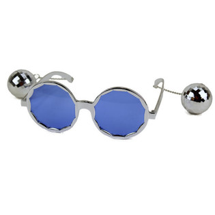 LUNETTES DE F&Ecirc;TE DISCO AVEC BOULES &Agrave; FACETTES (6 pcs)