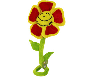 GRANDE FLEUR EN PELUCHE, 60 Cm - ZARAGOZA (27 pcs.)