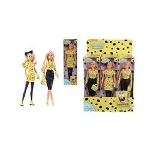 Poupée Simba Steffi Love avec Tenue SpongeBob (Pack de 12)
