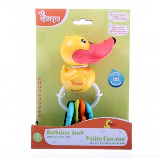 QUAPS - ANNEAU DE DENTITION CANARD AVEC EFFETS SONORES (2 pcs.)