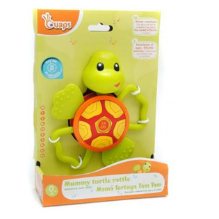 Quaps Anneau de Dentition Tortue avec Effets Sonores (1 pc.)