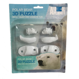 Puzzle 3D Ours Polaire sur Carte (20 pcs)