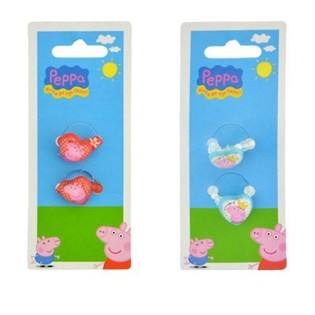 Lots de 2 bagues pour enfants Peppa Pig (24 pcs.)
