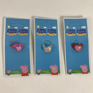 Bagues pour enfants Peppa Pig (24 pièces)