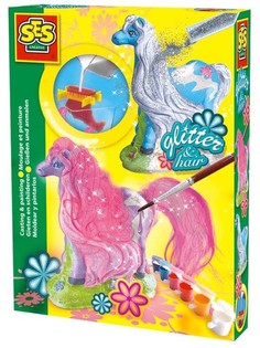 SES Moulage et Peinture - Cheval avec Crini&egrave;re (1 pc.)