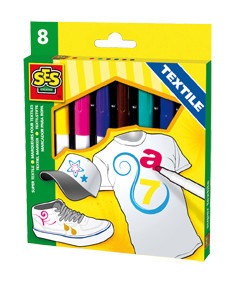 SES Feutres Textiles Maxi (Set de 8)