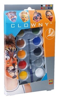 Maquillage à l'Eau SES Clowny (10 Couleurs) (1 pc)
