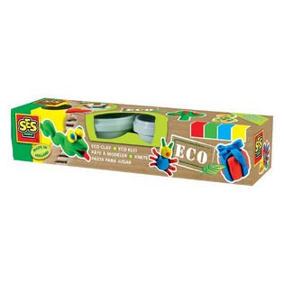 Pâte à modeler Ses ECO - 4 couleurs de base (1 pce)