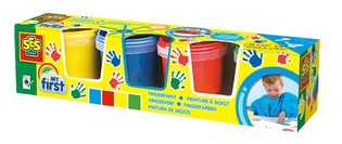SES My First - Peinture aux Doigts 4 Couleurs (1 pc.)