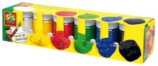 Peinture Gouache SES Basic, 6x50ml (6 couleurs) (1 pce)
