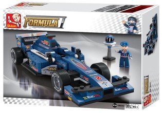 Voiture de Course F1 Bleue Sluban M38-B0353 (1 pc.)
