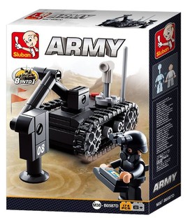 Sluban Army 8-en-1 Chasseur de Mines M38-B0587D (1 pc)