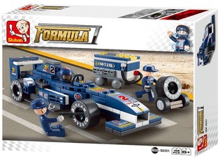 Voiture de course Sluban F1 M38-B0351 (1 pc.)