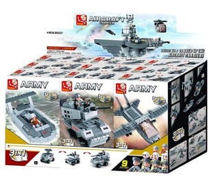 Porte-avions Sluban 9-en-1 M38-B0537 (1 pr&eacute;sentoir / 9 pi&egrave;ces)