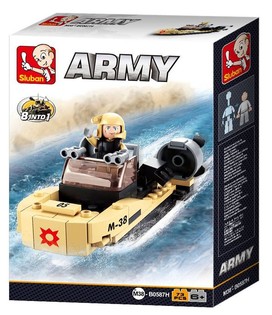 Bateau d'assaut Sluban 8 en 1 M38-B0587H (1 pc.)
