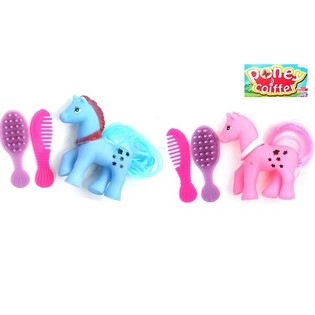 PETIT PONEY AVEC BROSSE & PEIGNE (36 pcs)