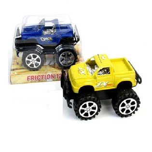 GRAND JEEP À FRICTION SUR BLISTER (6 pcs)