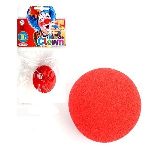 NEZ DE CLOWN EN MOUSSE ROUGE (48 pcs.)