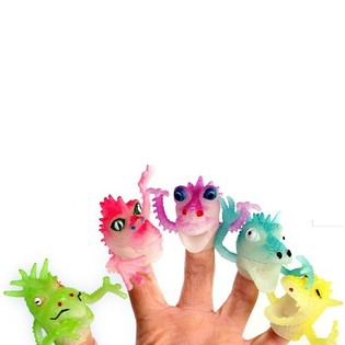 MARIONNETTES À DOIGT MONSTRES (48 pcs.)